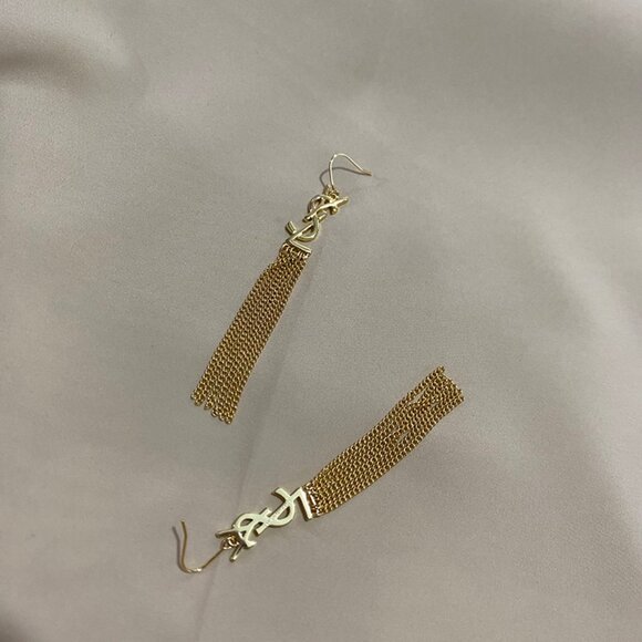 Yves Saint Laurent Tassel Earrings - Picture 3 of 7